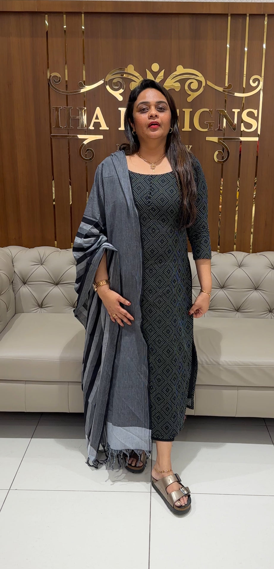 HANDLOOM COTTON UNSTITCHED SALWAR SUITS - IHA 24188