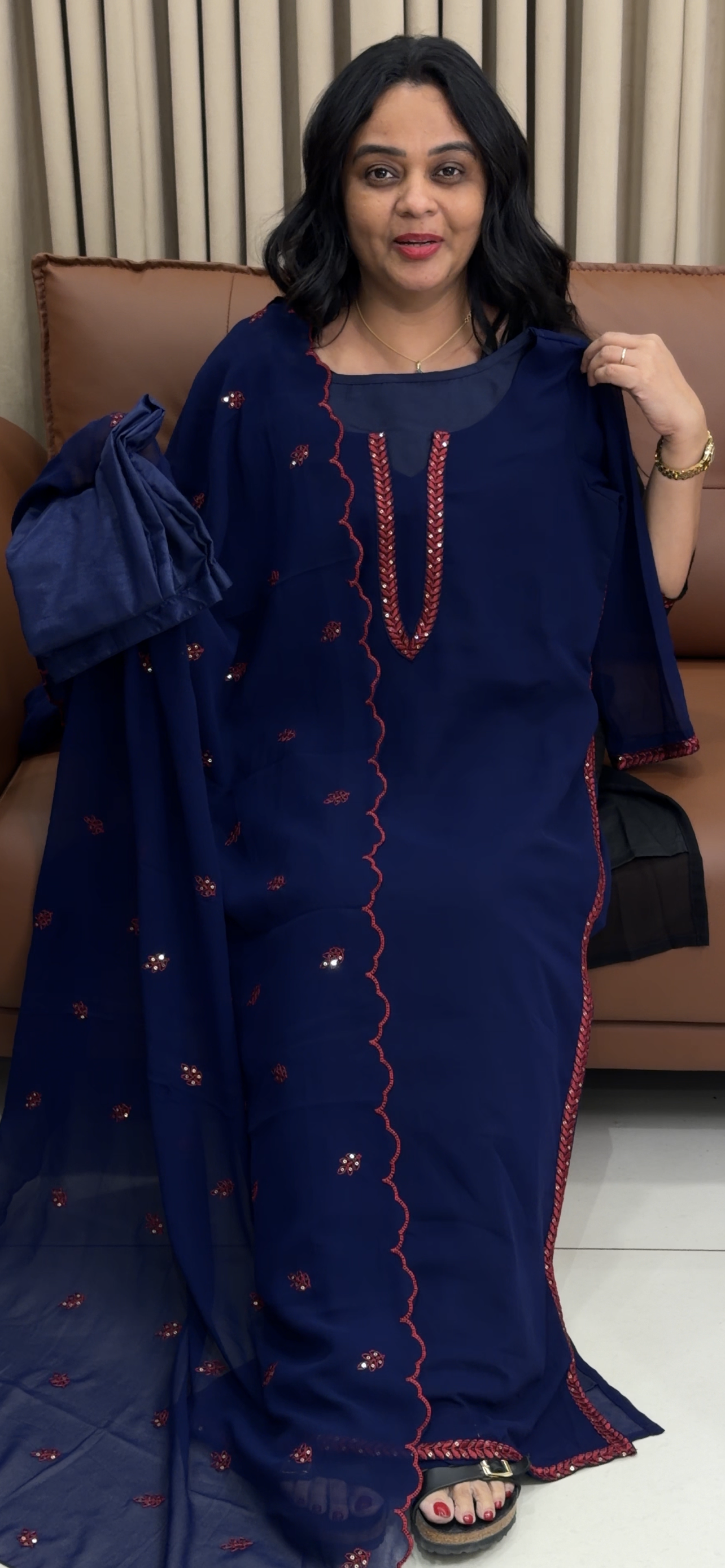 IHA'S IN-HOUSE TOP, BOTTOM AND DUPATTA - IHA 34441