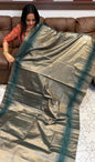 TISSUE BANARASI SILK SAREES - IHA 18591