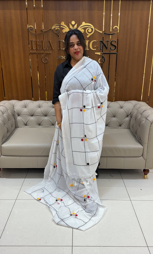 MUL MUL COTTON SAREES - IHA 25099