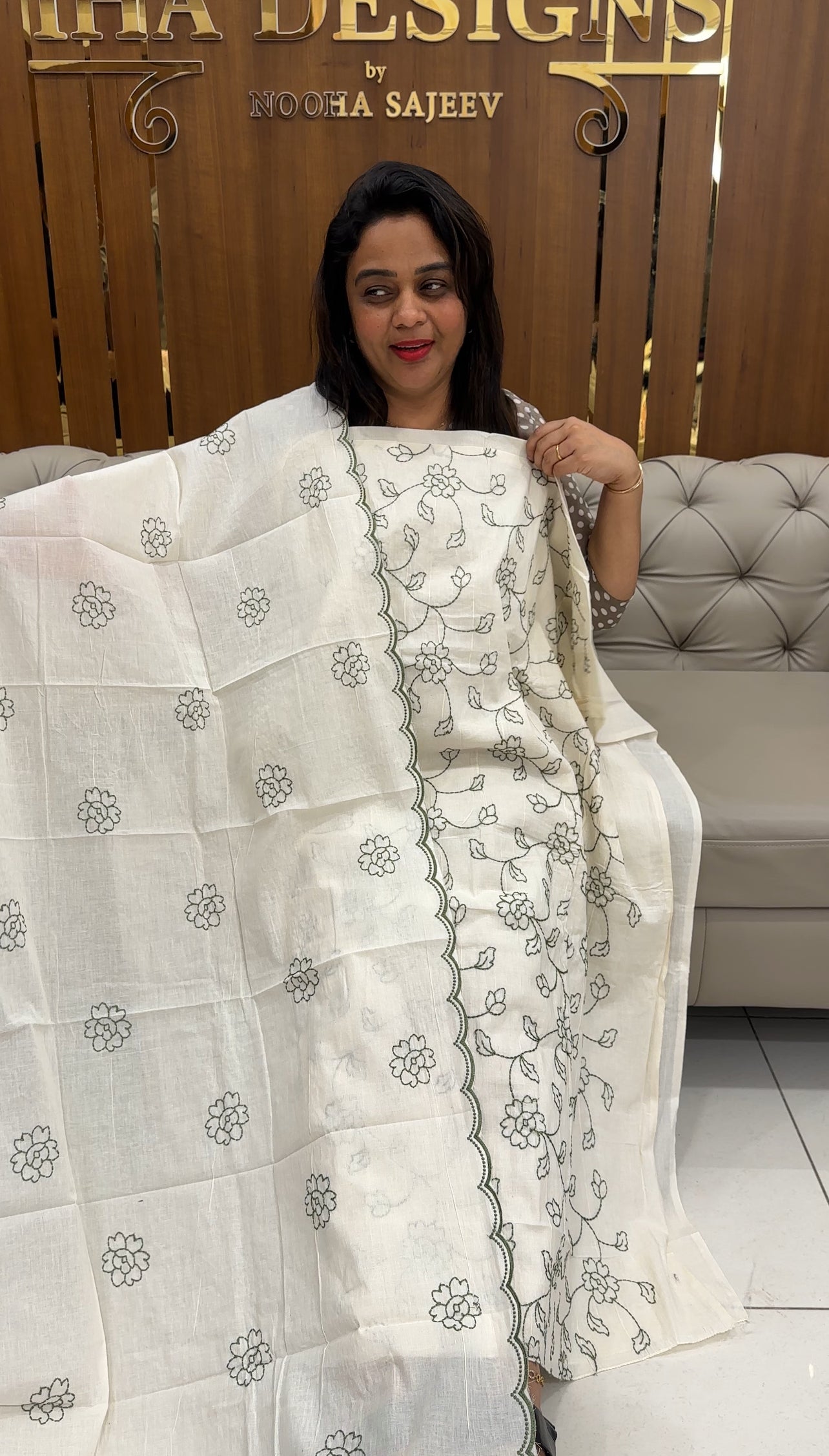 MUL MUL COTTON UNSTITCHED SALWAR SUITS - IHA 25328
