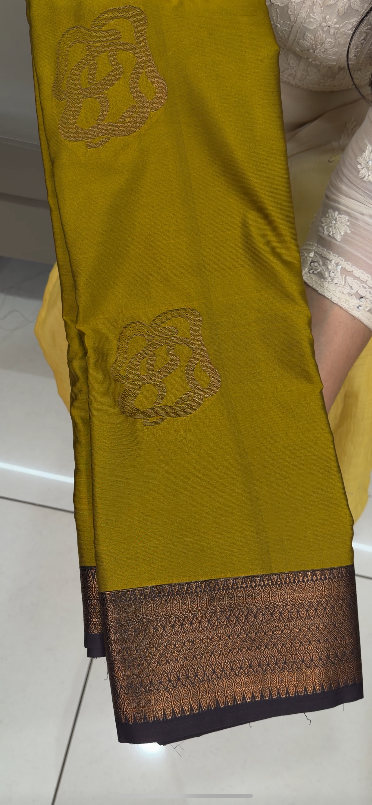 SEMI KANCHIPURAM  SAREES - IHA 29226