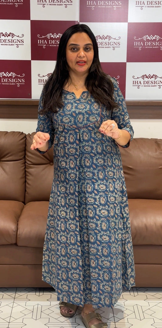 PRINTED COTTON ALINE TOPS - IHA 31771