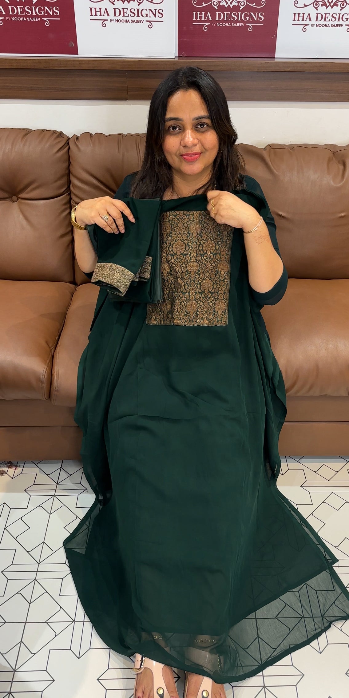 BANARASI UNSTITCHED SALWAR SUITS - IHA 27654