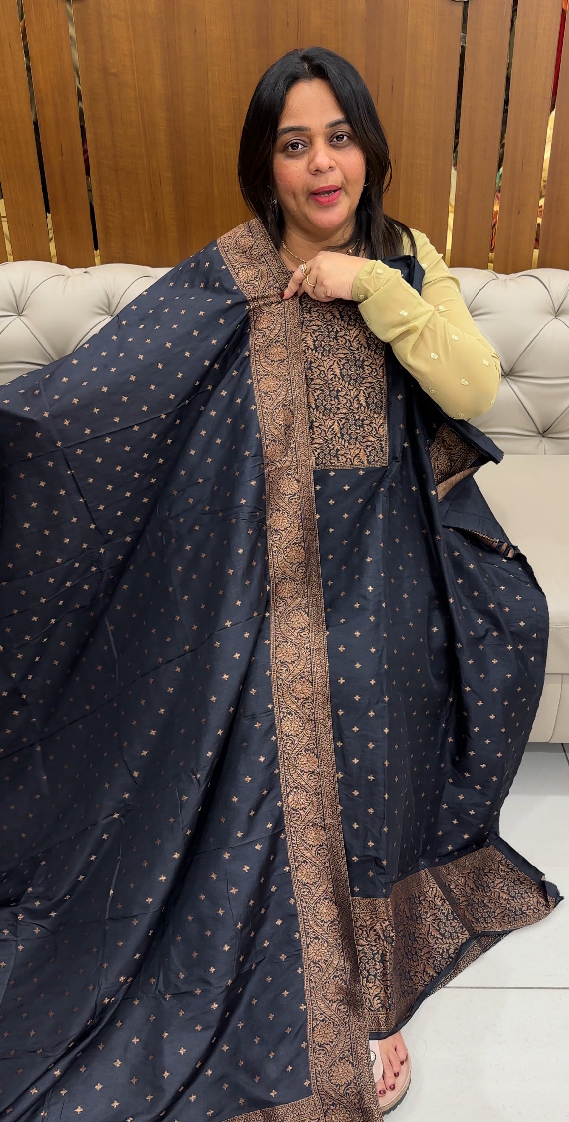 FORWARD BANARASI UNSTITCHED SALWAR SUITS - IHA 27047