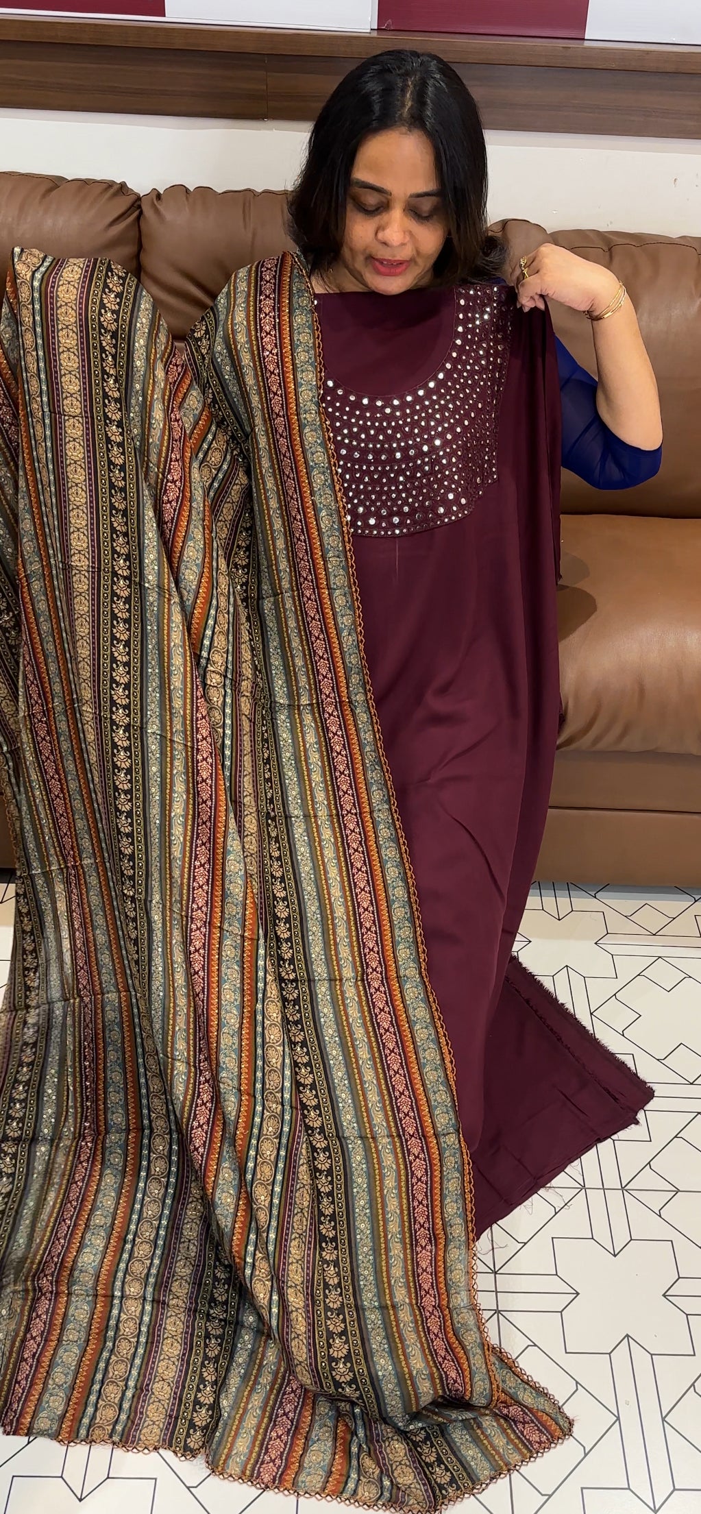 COTTON RAYON UNSTITCHED SALWAR SUITS - IHA 28278