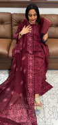 PRINTED COTTON UNSTITCHED SALWAR SUITS - IHA 18203