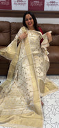 SATIN KATAN UNSTITCHED SALWAR SUITS - IHA 16592