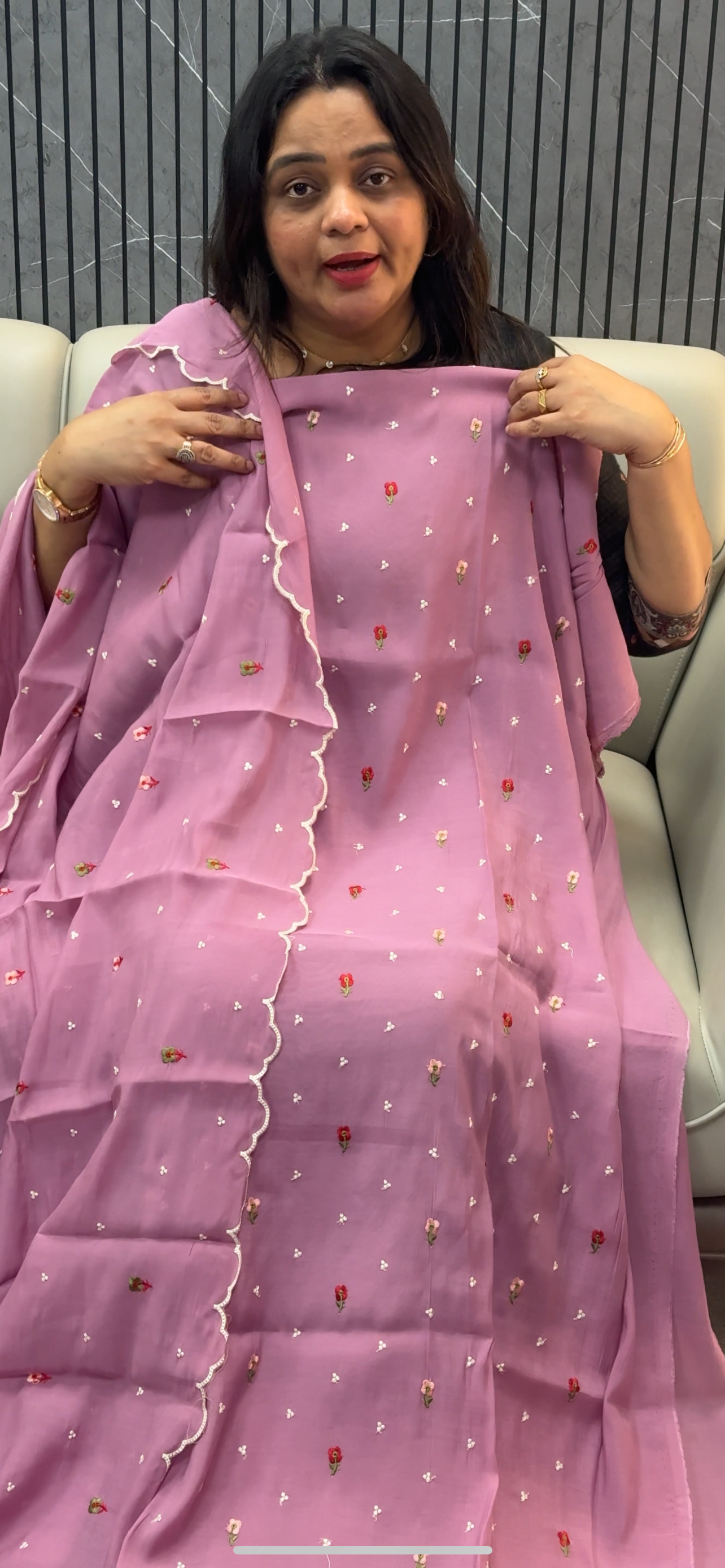 FORWARD MALAI CHANDERI UNSTITCHED SALWAR SUITS - IHA 28790