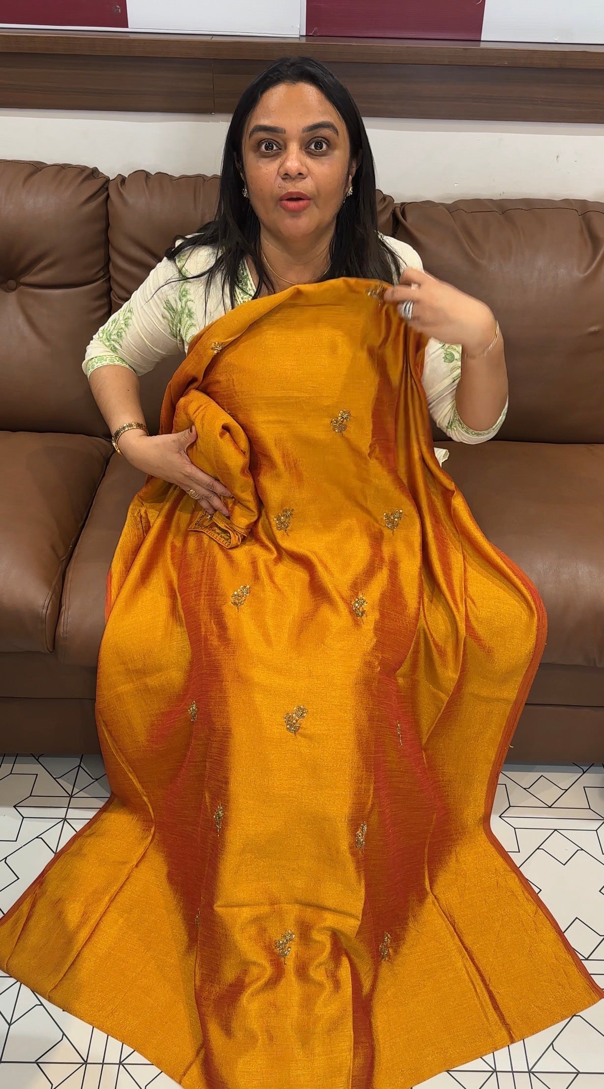 FORWARD SEMI RAW SILK UNSTITCHED SALWAR SUITS - IHA 33283