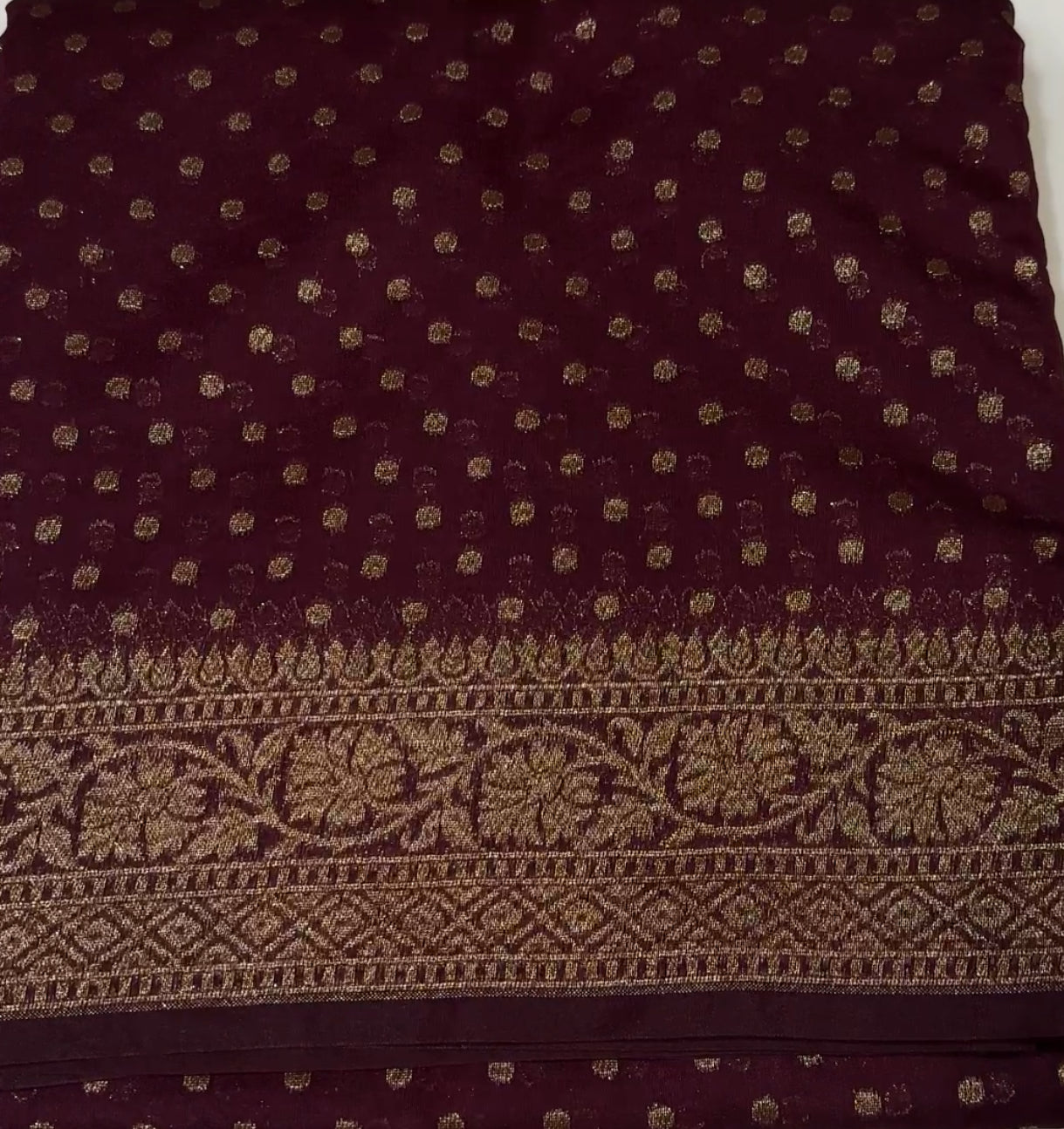 SEMI BANARASI SAREES - IHA 19744