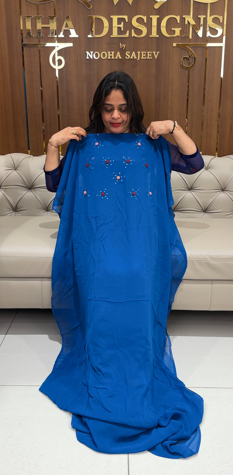 VISCOSE GEORGETTE UNSTITCHED SALWAR SUITS - IHA 23879