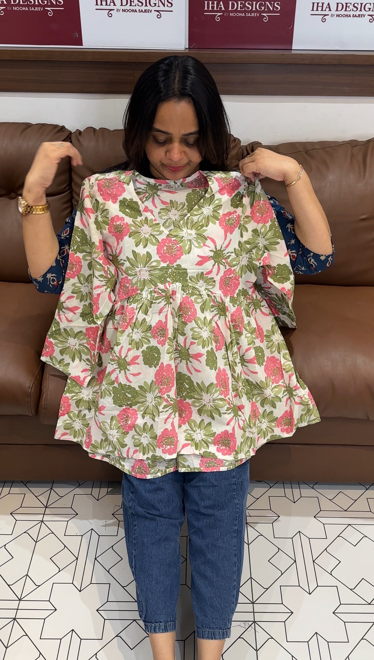 COTTON SHORT TOPS - IHA 27263