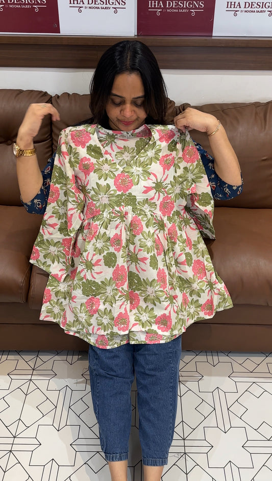 COTTON SHORT TOPS - IHA 27263