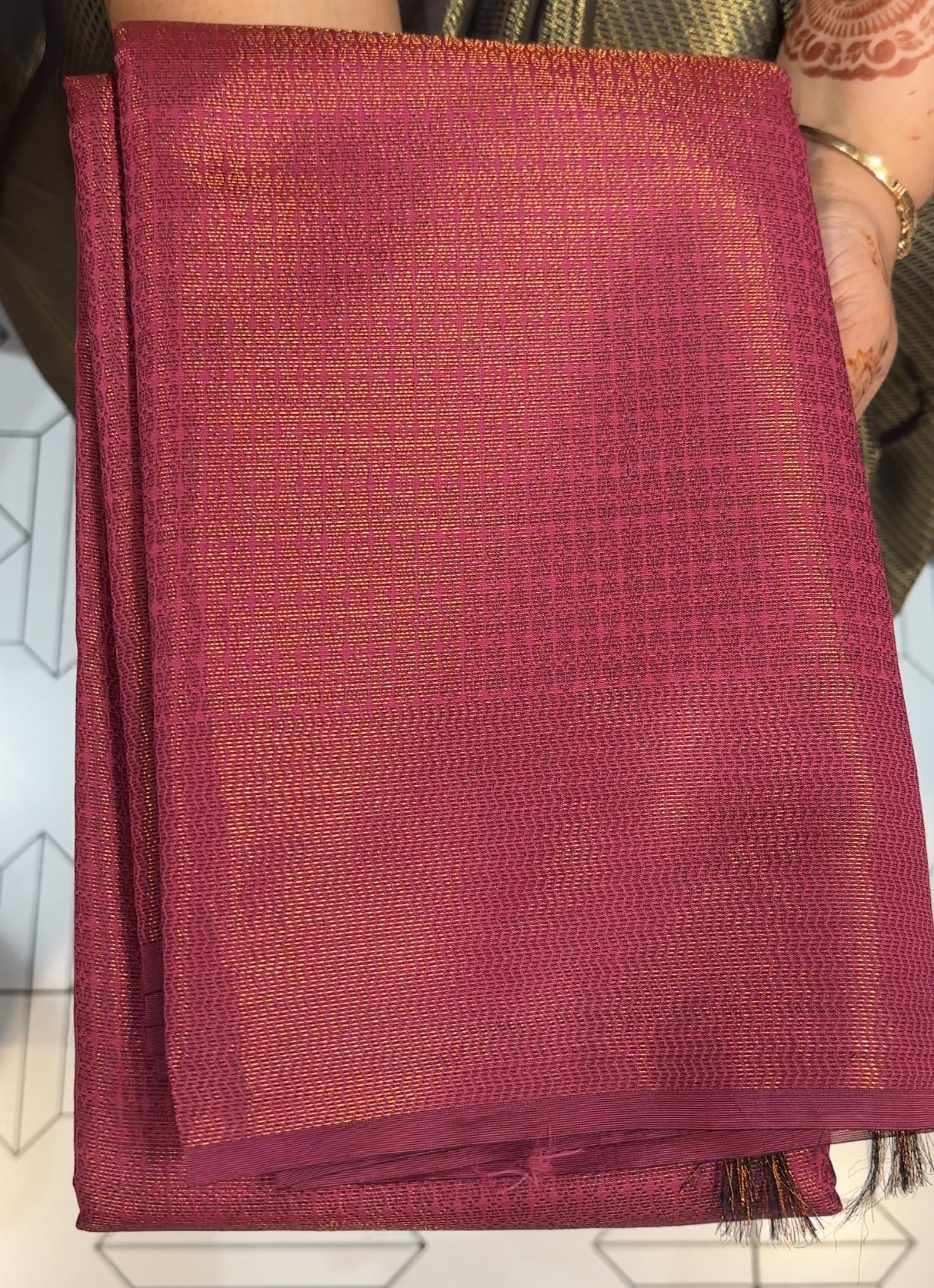 SEMI BROCADE SAREES - IHA 23730