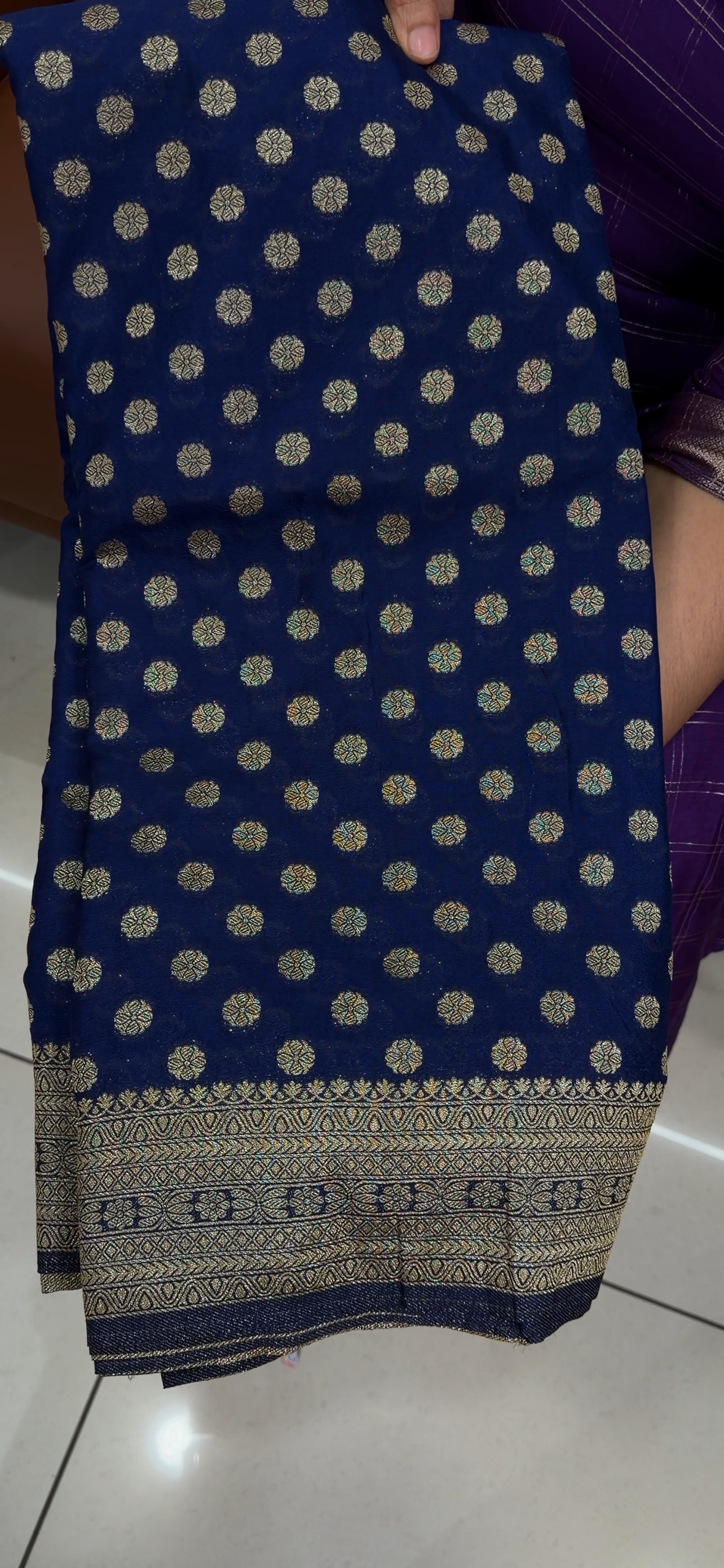 SEMI BANARASI SAREES - IHA 33874