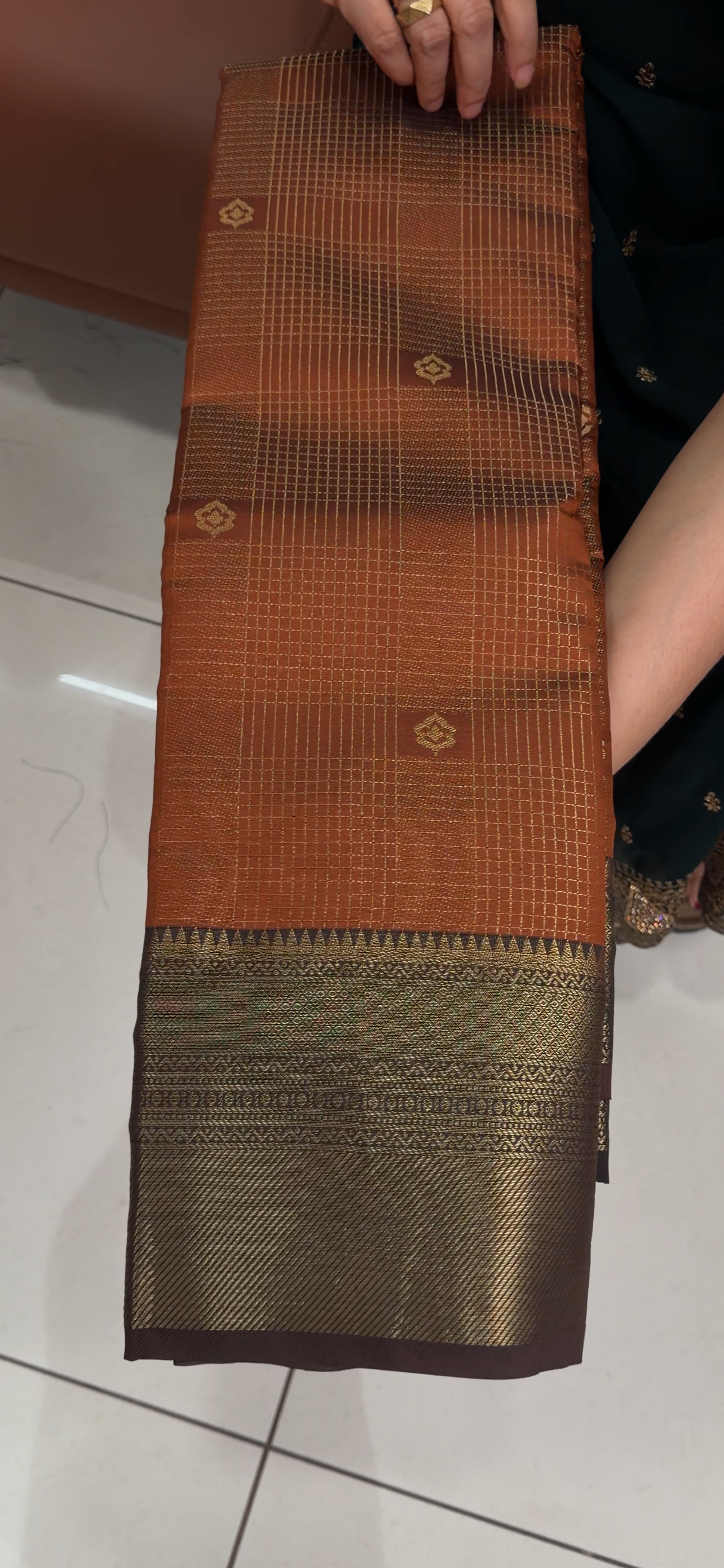 SEMI BROCADE SAREES - IHA 33605
