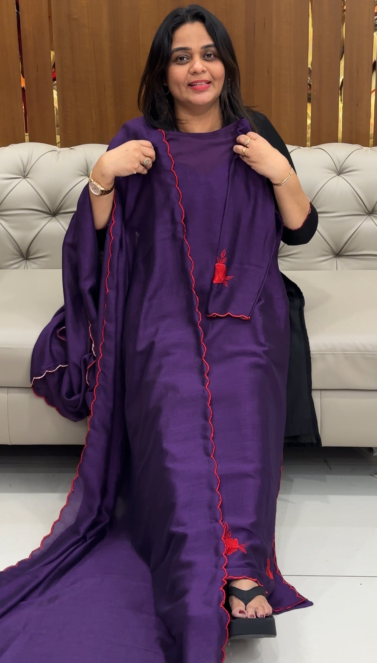 IHA'S IN-HOUSE TOP, BOTTOM AND  DUPATTA - IHA 28352