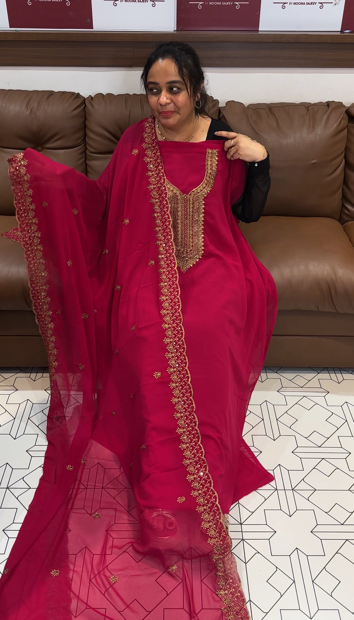 FORWARD UNSTITCHED SALWAR SUITS - IHA 26578