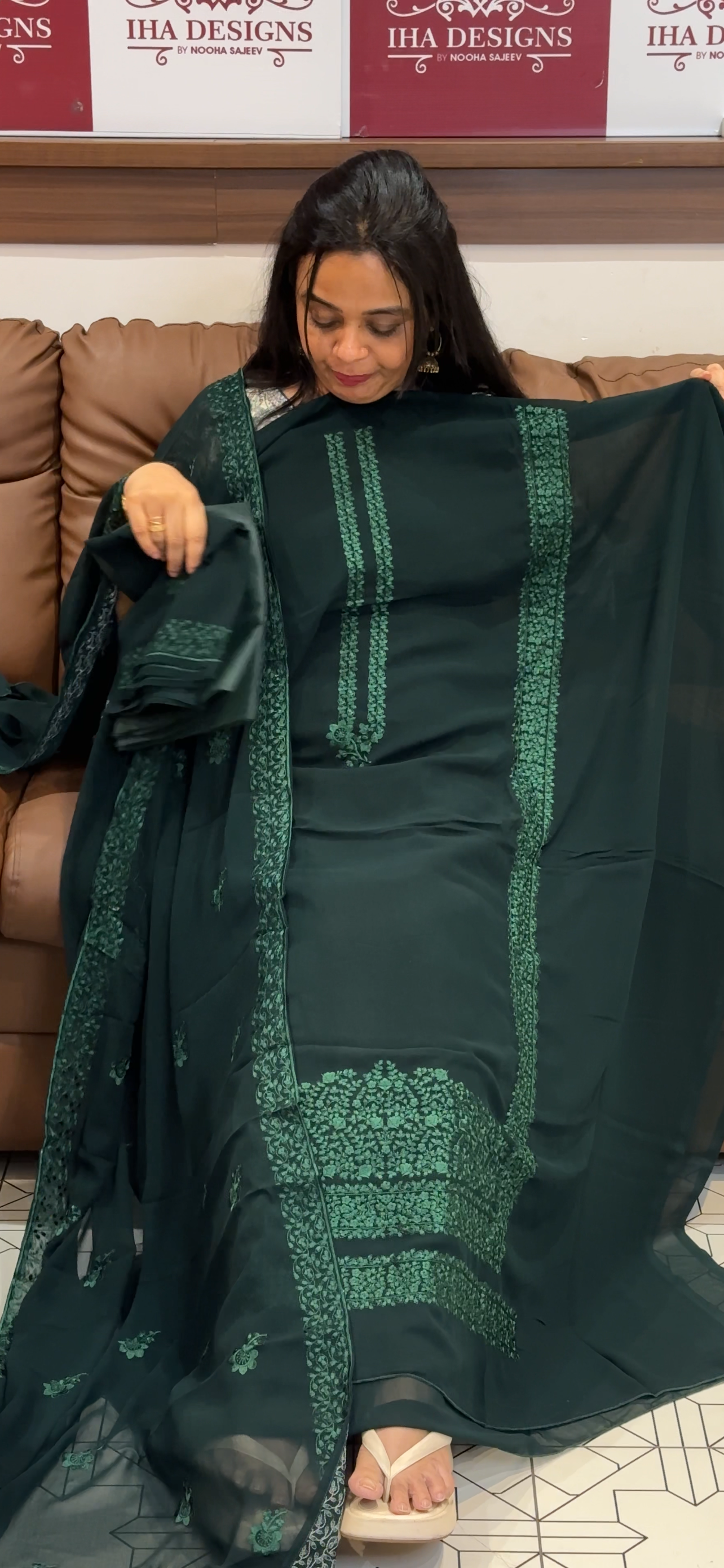 OFFER SALES UNSTITCHED SALWAR SUITS - IHA 35008