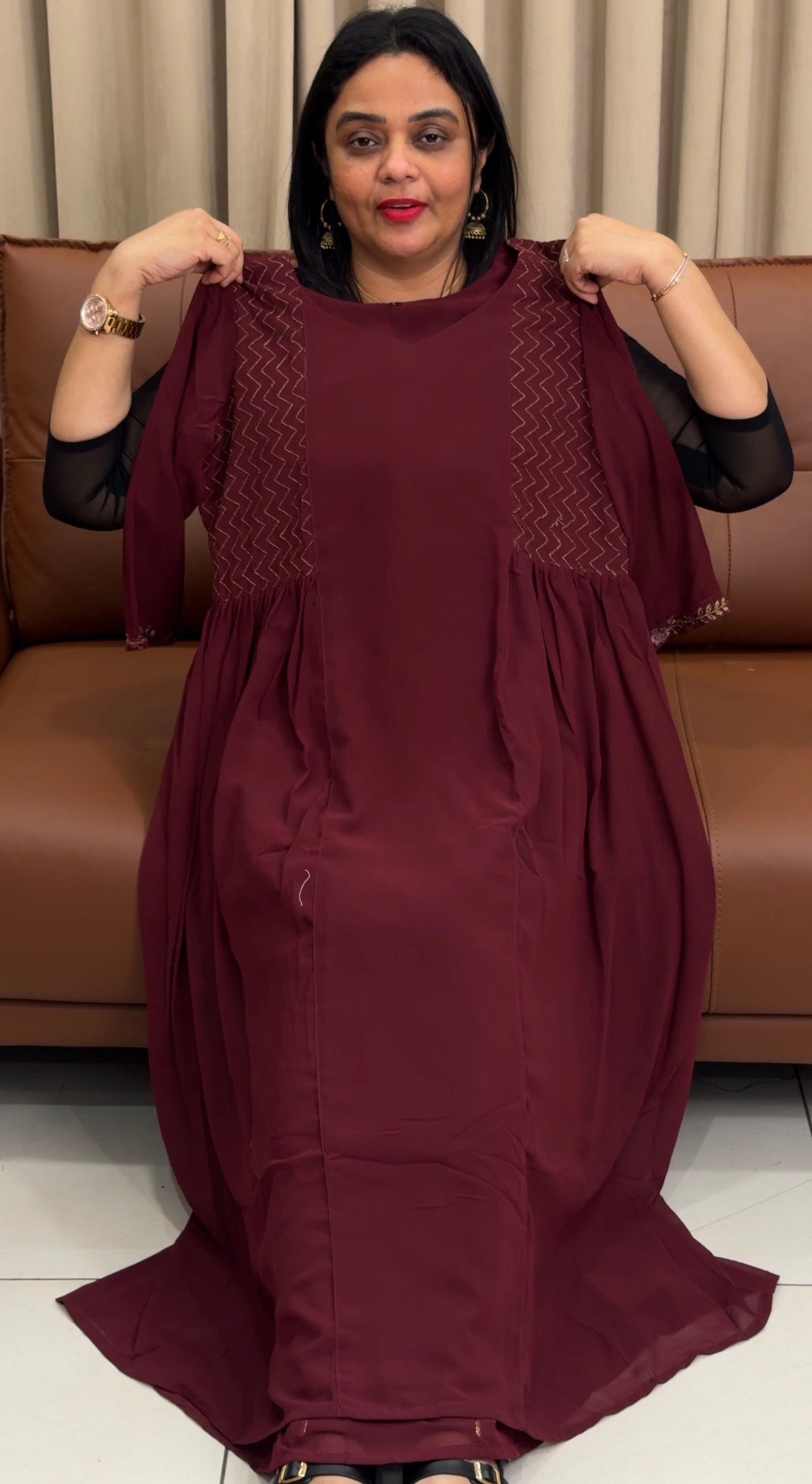 GEORGETTE  ALINE TOPS - IHA 33983