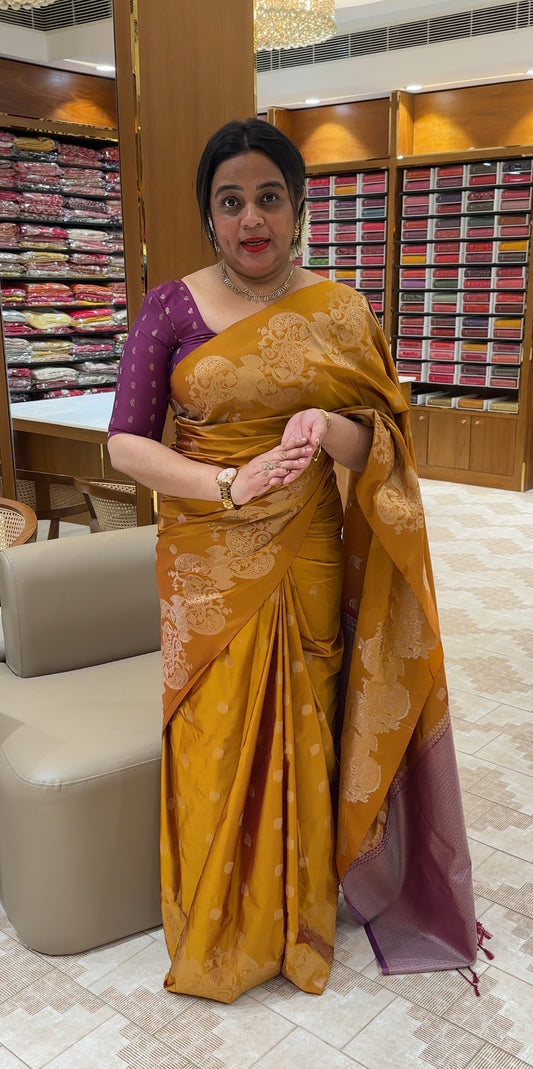 FORWARD SEMI SOFT SILK SAREES - IHA 26105