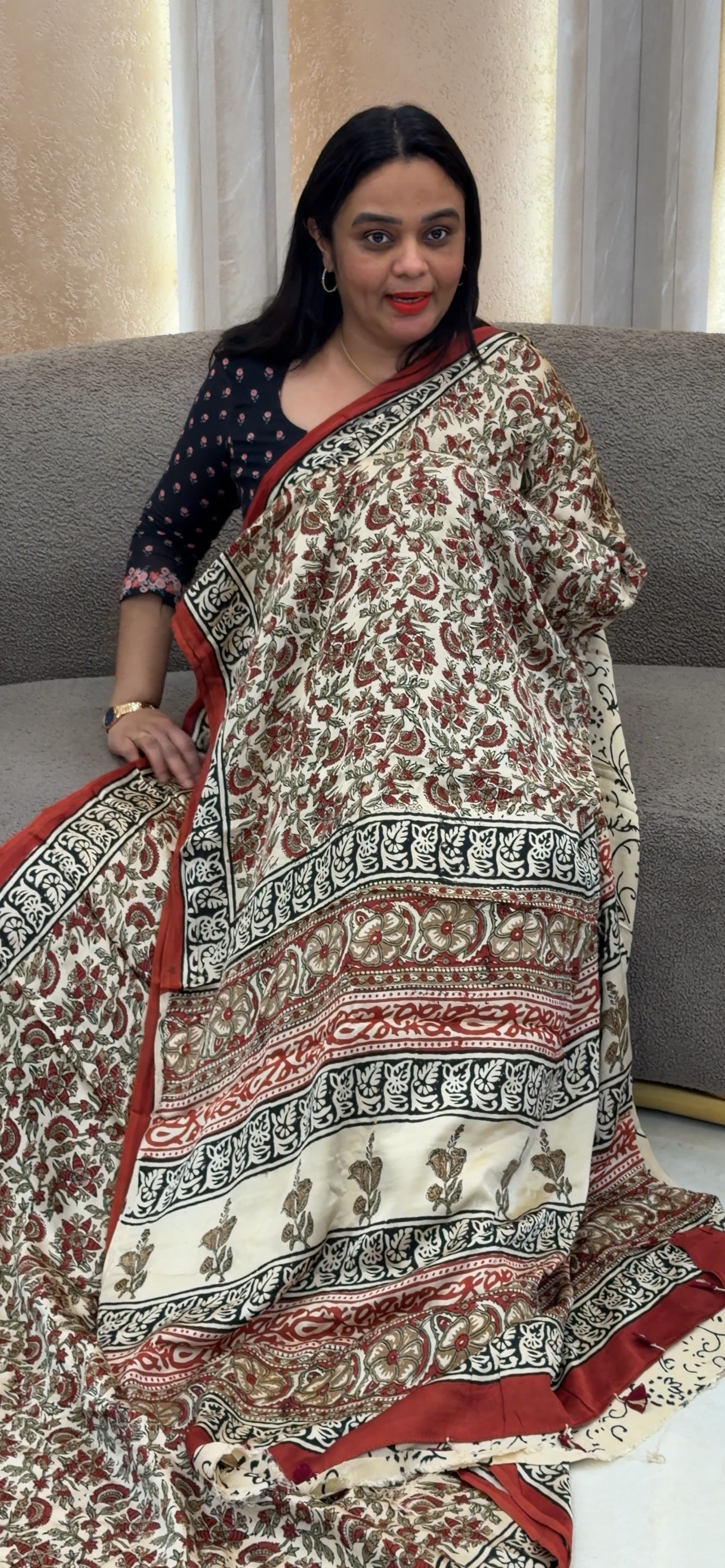 MODAL SILK SAREES - IHA 33379