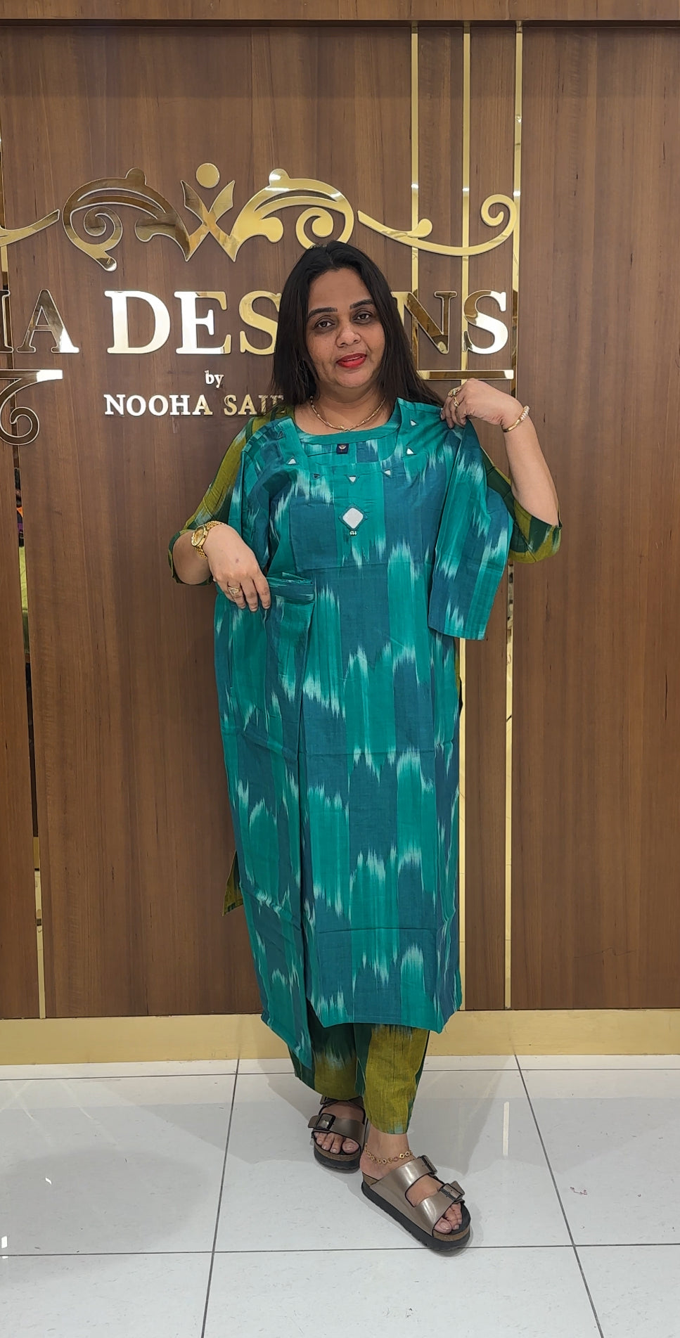 IKATH PRINTED CO-ORDS SETS - IHA 23120