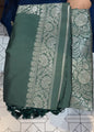 KATAN BANARASI UNSTITCHED SALWAR SUITS - IHA 18220