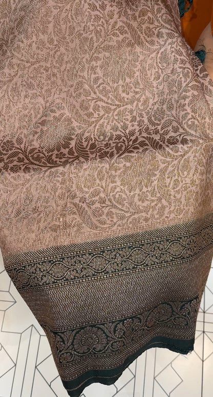 SEMI BANARASI SAREES - IHA 18173