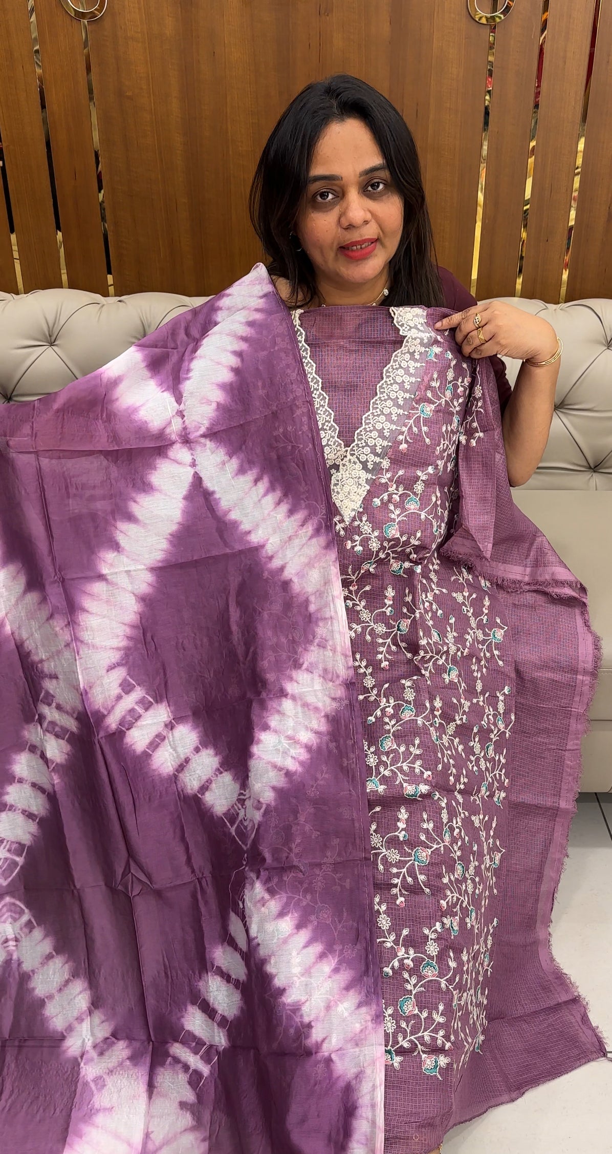 NET KOTA UNSTITCHED SALWAR SUITS - IHA 29251