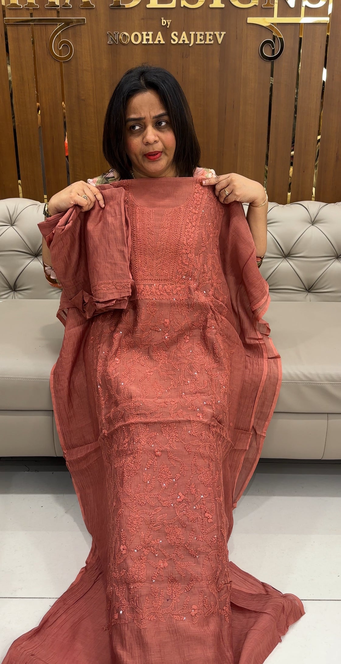 MUL CHANDERI UNSTITCHED SALWAR SUITS - IHA 25330
