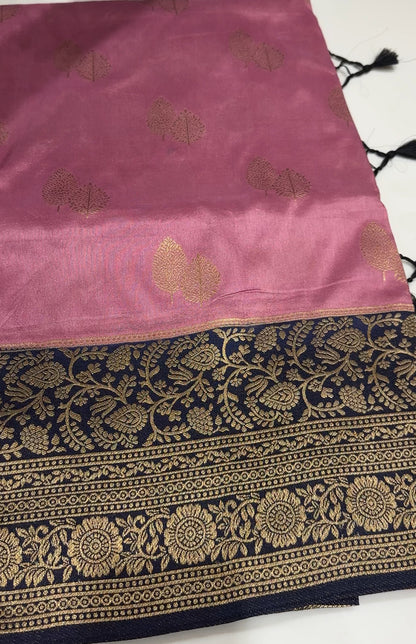 SEMI BANARASI SAREES - IHA 17462