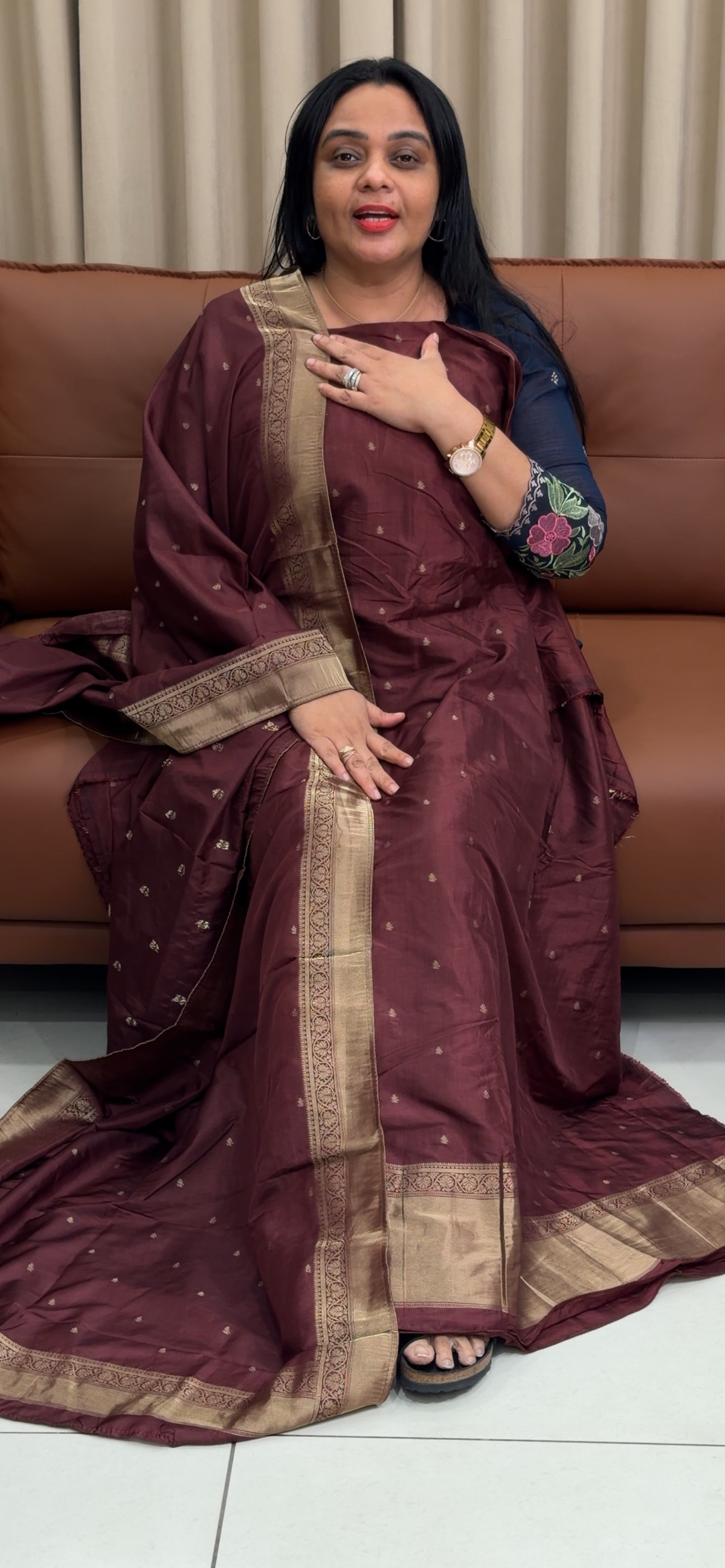 SEMI SILK UNSTITCHED SALWAR SUITS - IHA 35239