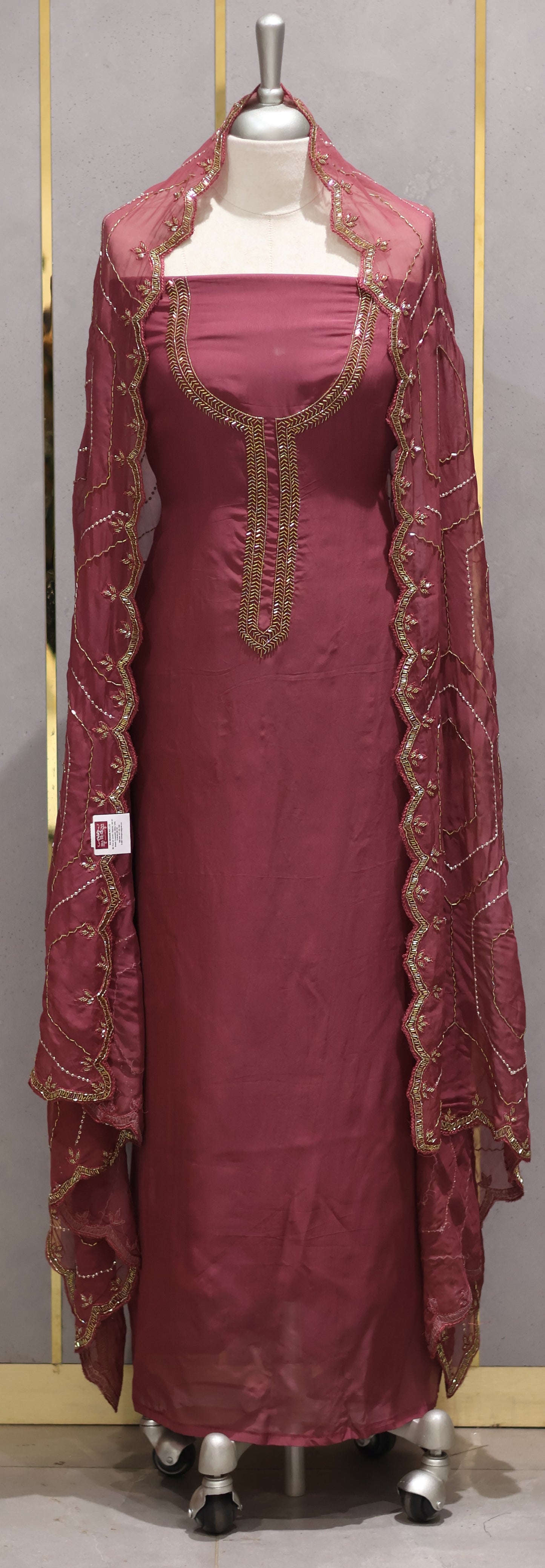 PARTY WEAR UNSTICHED SALWAR SUITS - IHA 26787
