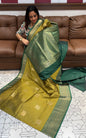 SEMI KANCHIPURAM SAREE - IHA 16016