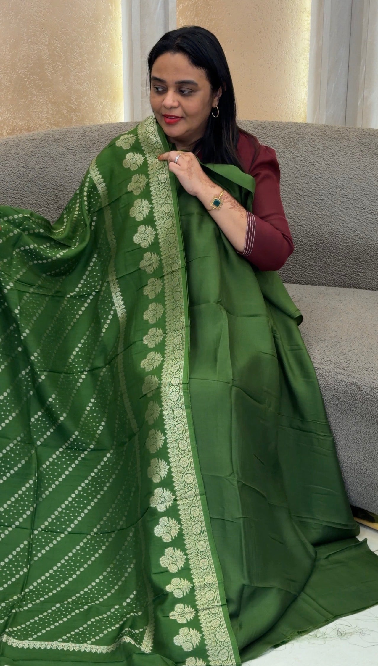 DOLA SILK UNSTITCHED SALWAR SUITS - IHA 33316