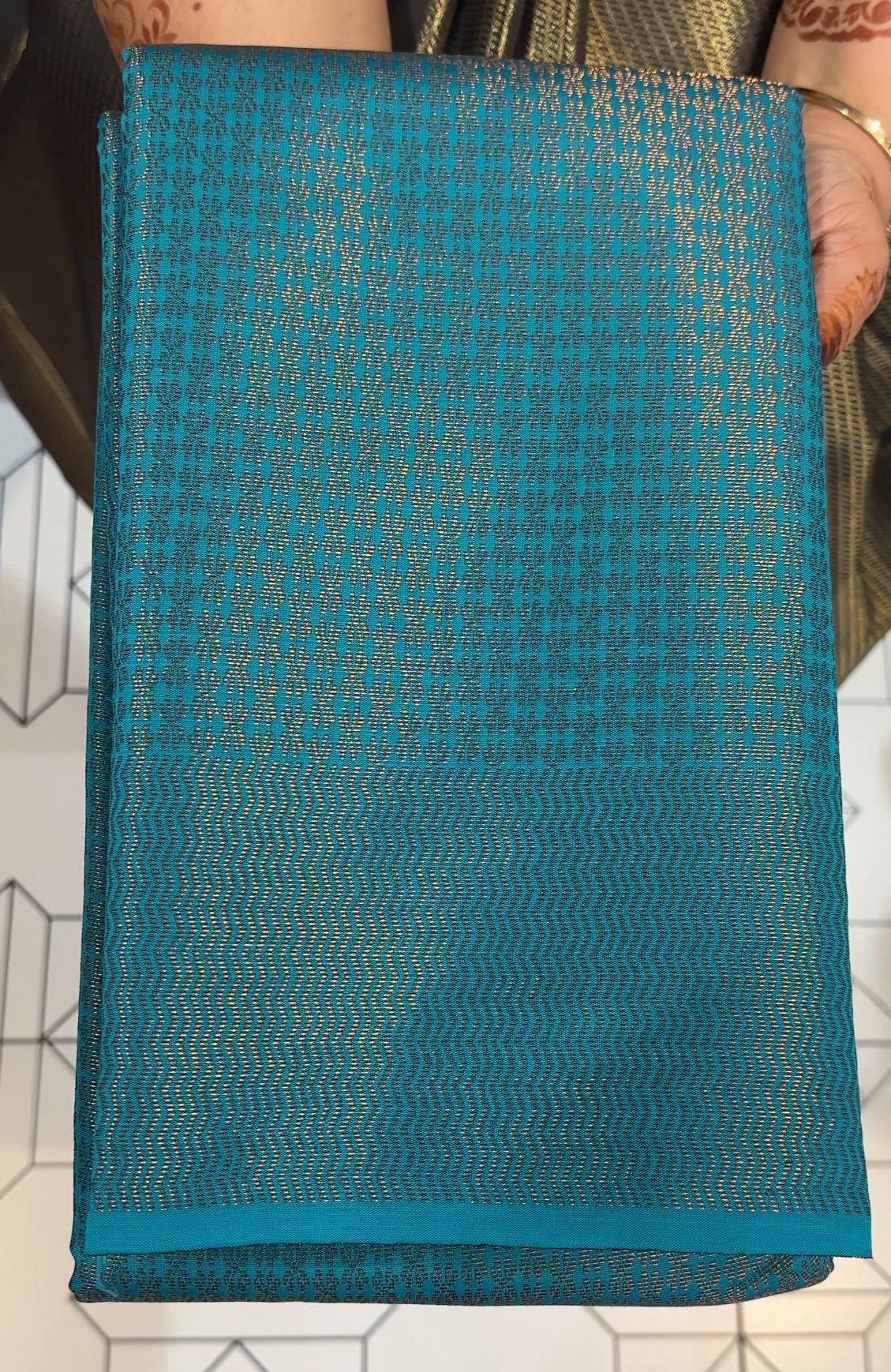 SEMI BROCADE SAREES - IHA 23730