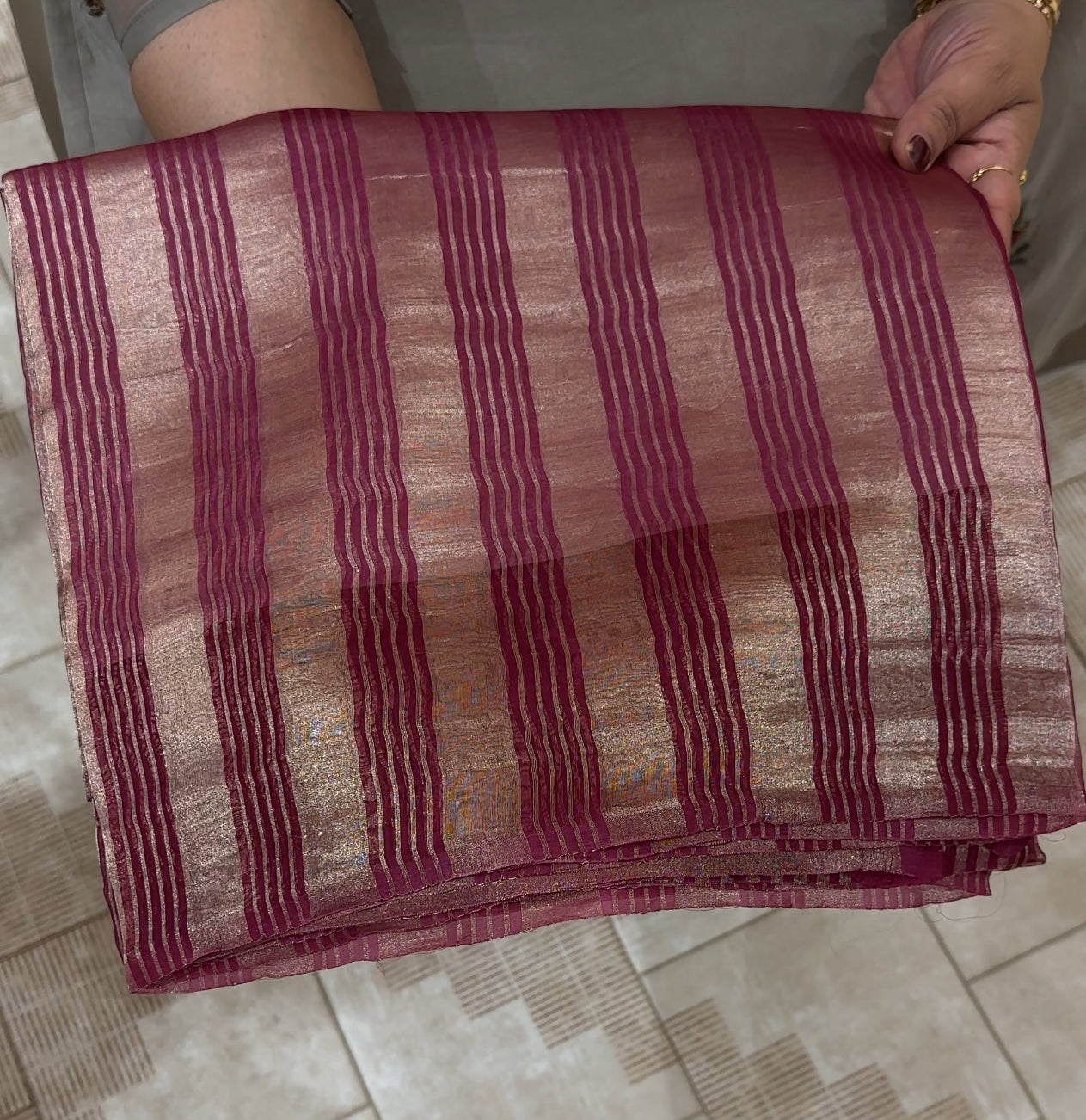 TISSUE BANARASI SAREES - IHA 25816