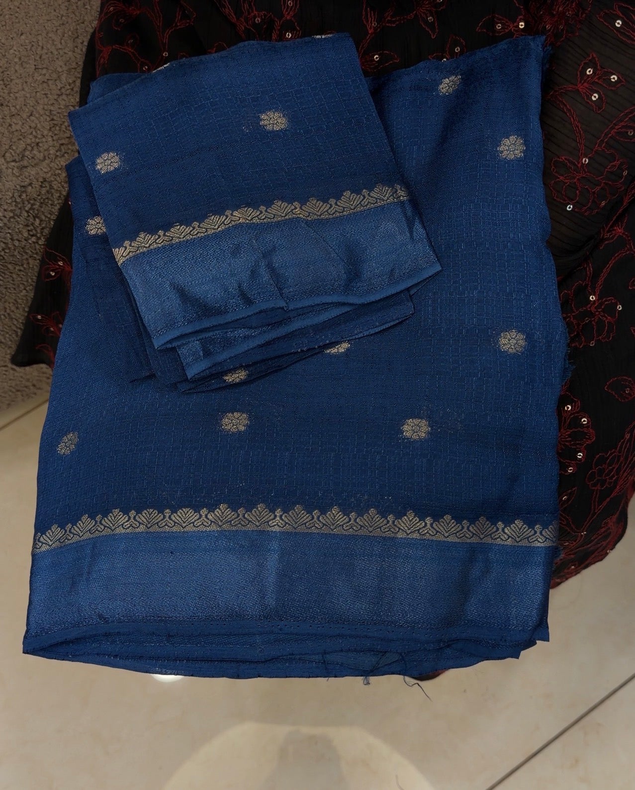 SEMI SILK SAREES - IHA 32485