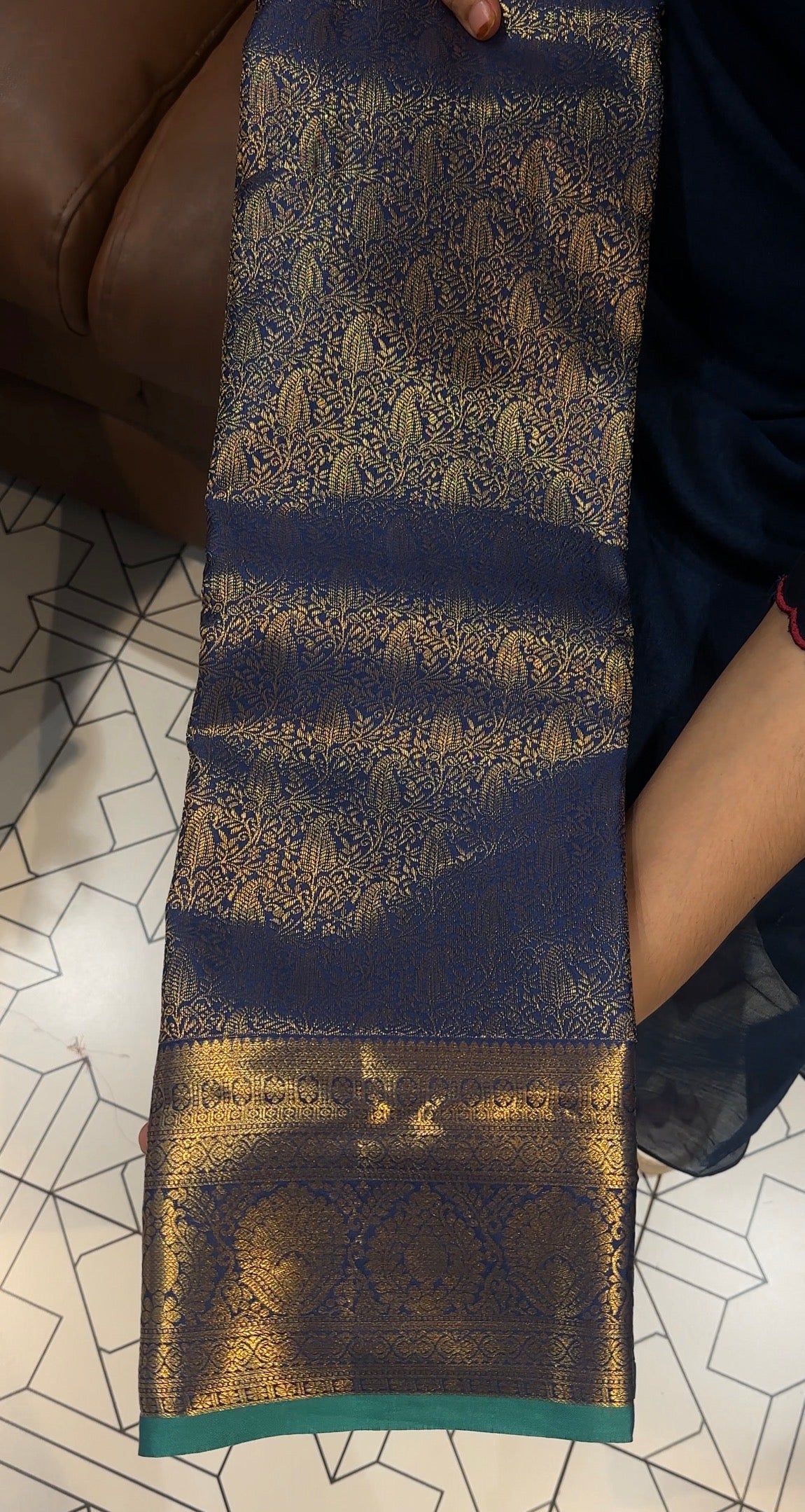 DESIGNER BROCADE SILK SAREES - IHA 32875