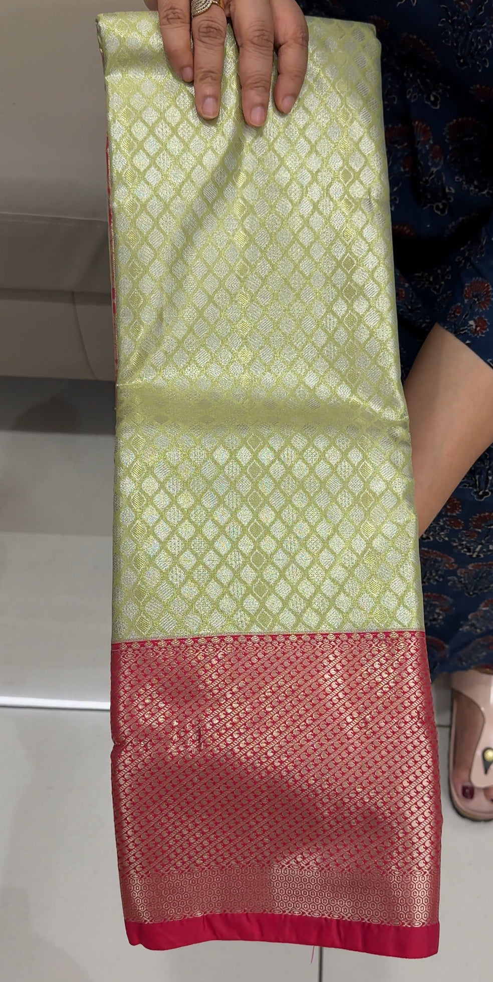 BROCADE KANCHIPURAM SILK SAREES - IHA 26854