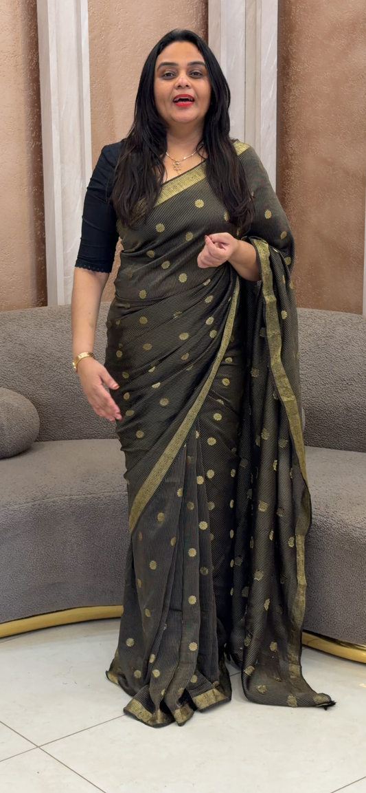 TISSUE BANARASI SAREES - IHA 32499