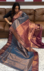 SEMI TISSUE SILK SAREES - IHA 17614