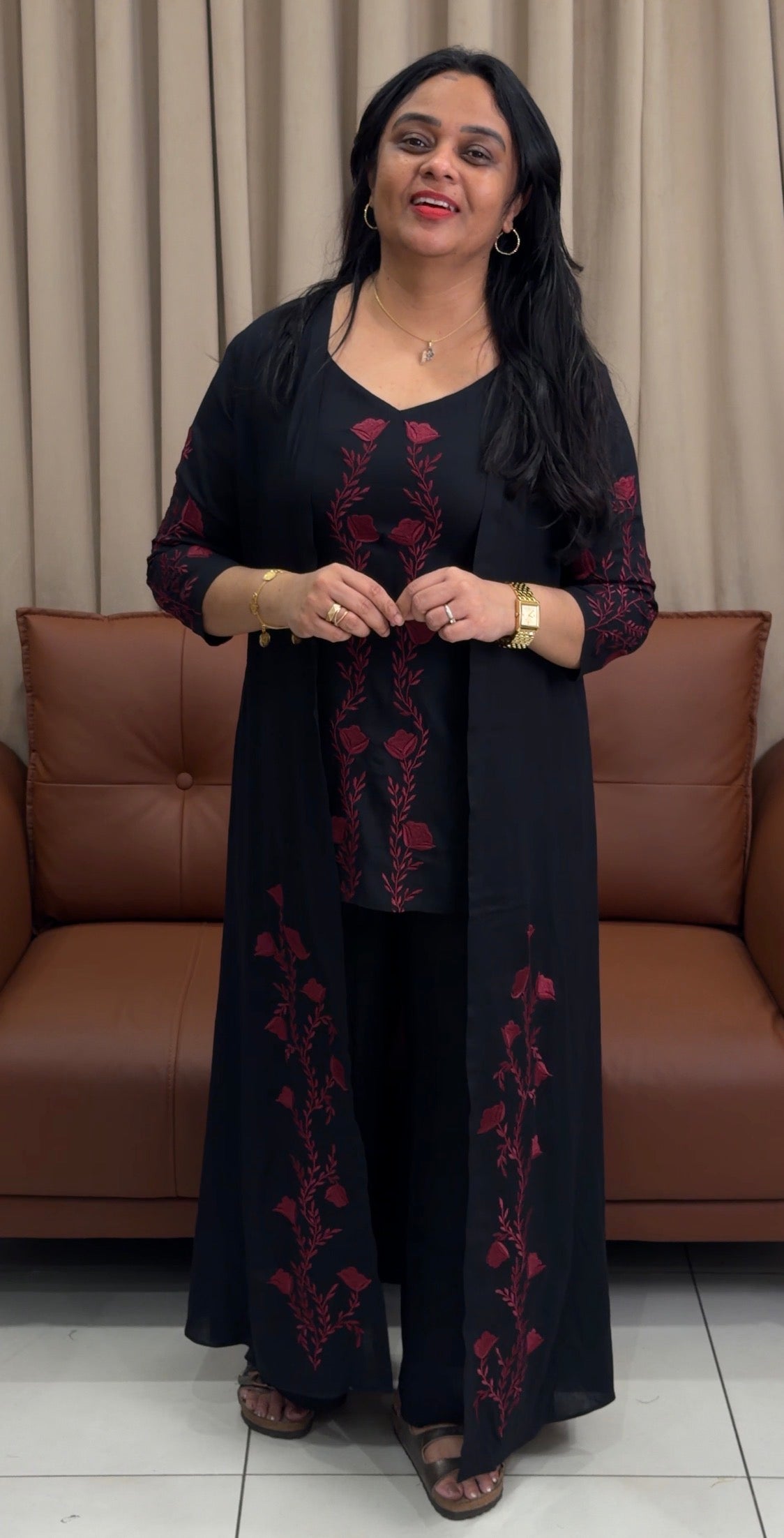 IHA'S IN-HOUSE RAYON TOP,BOTTOM AND JACKETS - IHA 35867