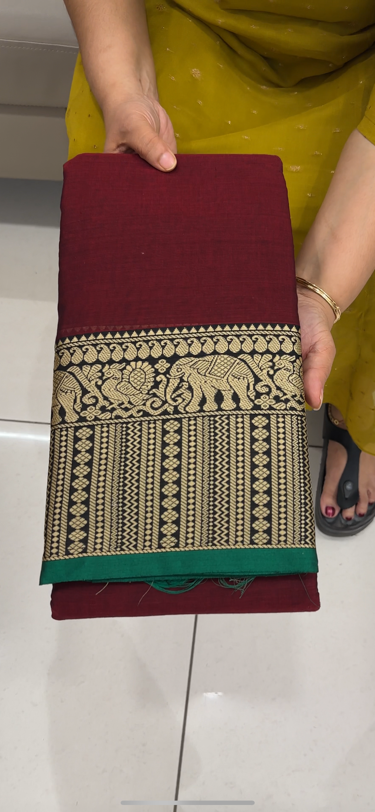 HANDLOOM COTTON SAREES - IHA 28577