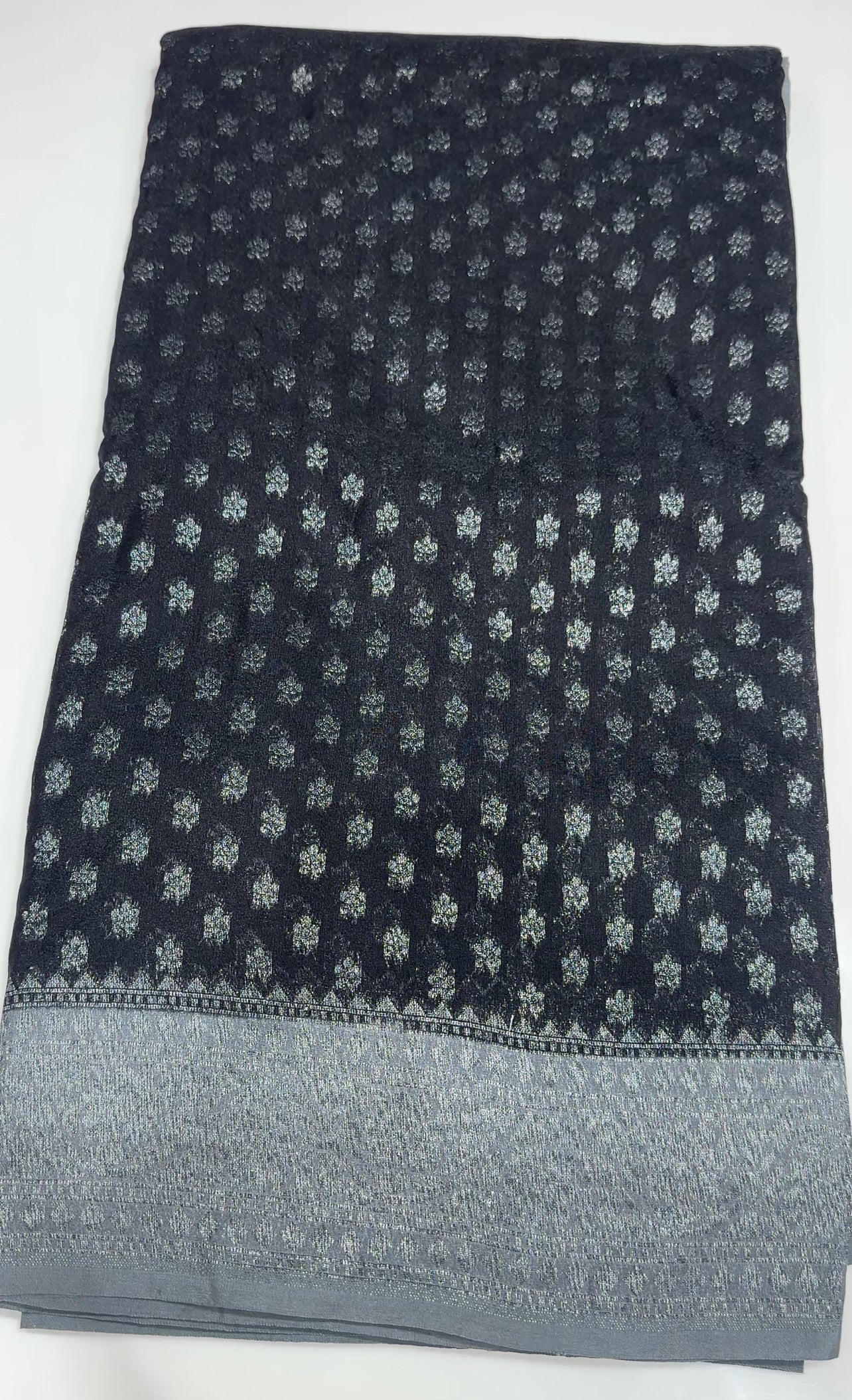 SEMI BANARASI SAREES - IHA 27136
