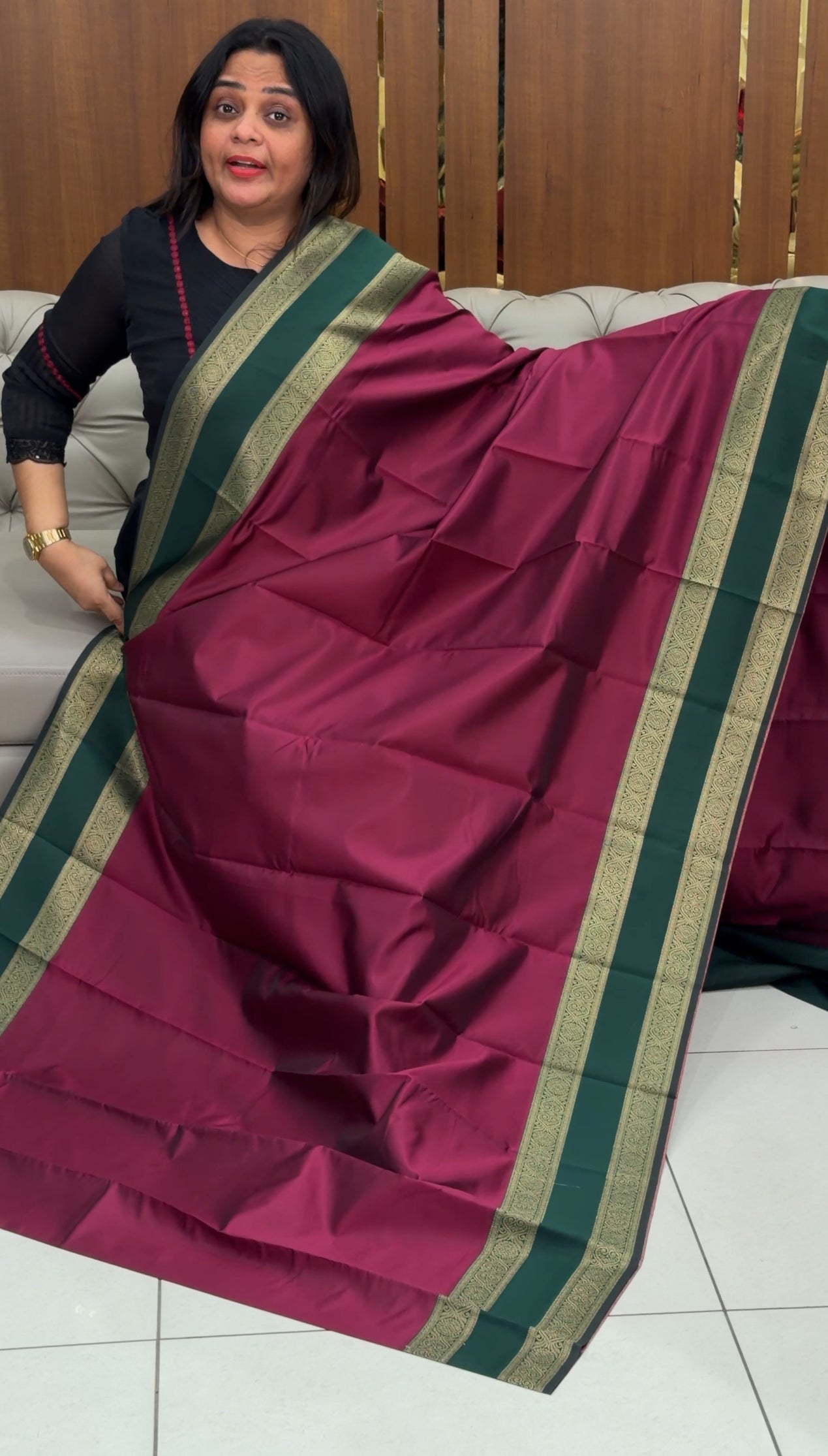 SEMI SILK SAREES - IHA 29234