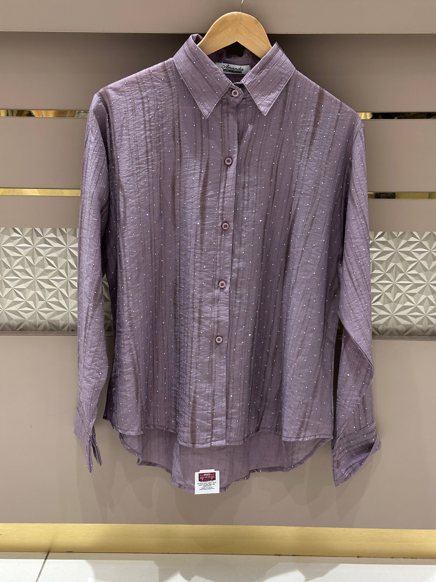 INDO WESTERN SHORT TOP - IHA 24387