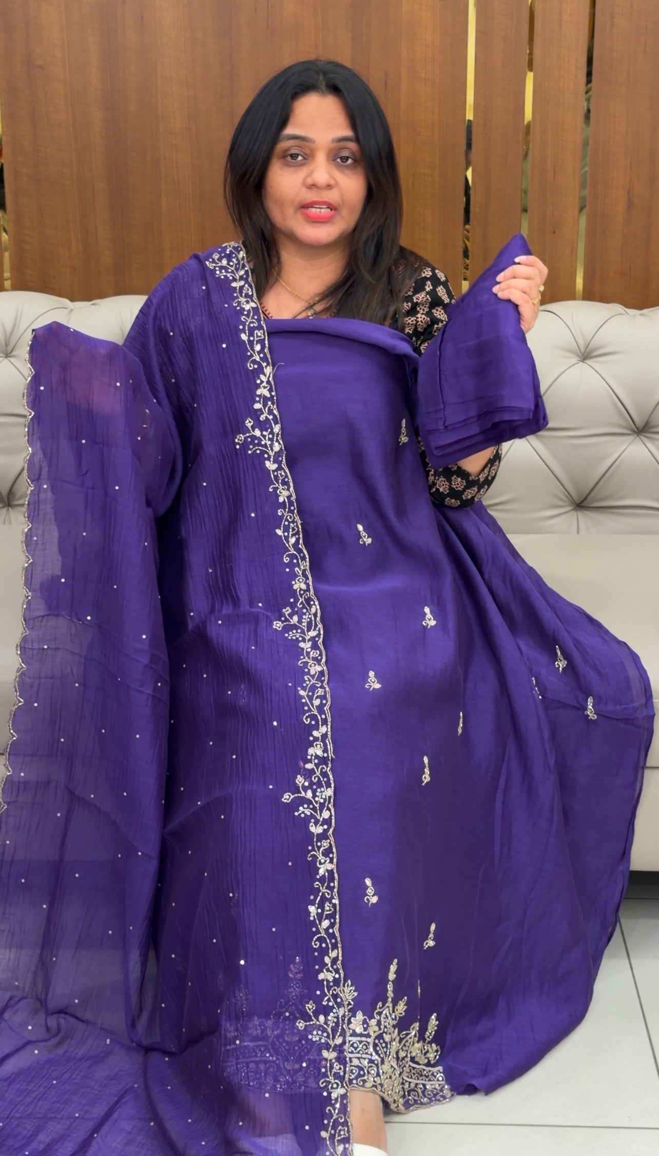 MULCHANDERI UNSTITCHED SALWAR SUITS - IHA 29334